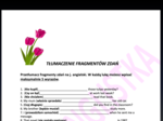 Tłumaczenie fragmentów zdań +klucz- NOWY ZESTAW- egzamin ósmoklasisty/ matura