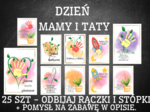 Plakaty z odciskiem dłoni – kartki dla Mamy i Taty, laurka prezent Dzień Rodziny