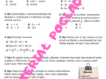 Wyrażenia algebraiczne i równania. Sprawdzian, powtórzenie wiadomości klasa 8.