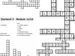 Starland 3 – Module 1 – krzyżówki