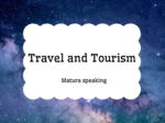 ✈️ Speaking – Travel and Tourism (Matura Practice) (26 stron, poziom B1/B2)matura ustna angielski, matura speaking, praca po angielsku, pytania maturalne, konwersacje po angielsku, tematy maturalne, przygotowanie do matury, angielski poziom B1/B2, Englis
