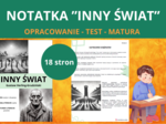 „Inny świat" – notatka -  szczegółowe opracowanie lektury | streszczenie, analiza, motywy, test (PDF) - matura, szkoła średnia