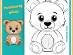 Pokoloruj misia - Dzień Misia