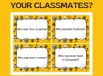 HOW WELL DO YOU KNOW YOUR CLASSMATES?
