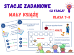 Stacje zadaniowe - Mały książę, Antoine de Saint-Exupéry, klasa 7-8