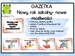 Gazetka: Nowy rok szkolny- nowe możliwości