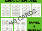 STEREOTYPES CONVERSATION CARDS / TRAVEL AND SHOPPING