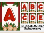 Girlanda/Napis - Alfabet - 35 liter - Świąteczny