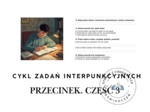 CYKL ZADAŃ INTERPUNKCYJNYCH - PRZECINEK. Część 3