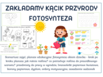 Zakładamy kącik przyrody - fotosynteza - wiosna