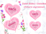 Dzień Babci i Dziadka - plakat chmura wyrazowa