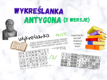 Wykreślanka – ANTYGONA (2 wersje)