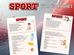 Kids can 3 unit 1- Sport - tekst + pytania quiz