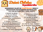 Dzień Chleba (Scenariusz zajęć + materiały)