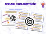 Dzielniki i wielokrotności – plakat + wklejki