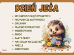 Dzień Jeża - gotowy zestaw - mnóstwo materiałów