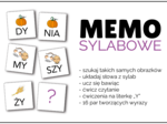 MEMO Sylabowe – 16 par tworzących wyrazy z literką „Y”