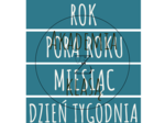 KALENDARZ KLASOWY NA CAŁY ROK SZKOLNY - DO POWIESZENIA NA TABLICY I CODZIENNEGO KORZYSTANIA