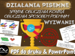 Wyzwanie - SPRYTNE OBLICZENIA kontra OBLICZENIA SPOSOBEM PISEMNYM (mnożenie, dzielenie, dodawanie, odejmowanie)