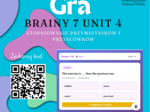 Brainy 7 unit 4 - stopniowanie przymiotników i przysłówków