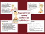 📚 Gazetka „Najważniejsze zasady zachowania w bibliotece” – 14 stron