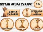 ZESTAW GRUPOWY GRUPA "ŻYRAFKI"