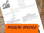 Historia 8. Początki opozycji demokratycznej w Polsce - krzyżówka