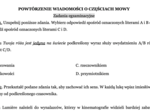 Powtórzenie wiadomości o częściach mowy - zadania egzaminacyjne