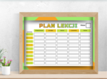 Uroczy Plan Lekcji w formacie A4 – plik PDF