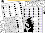 TABLICZKA MNOŻENIA - Halloween – kodowanka/bloksy