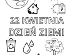 Światowy Dzień Ziemi - kolorowanka xxl 9 części