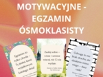 Motywacyjne Karty Wychowawczyni – wsparcie na czas egzaminów ósmoklasisty, karty motywacyjne E8