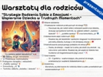 Warsztaty dla Rodziców: "Strategie Radzenia Sobie z Emocjami – Wspieranie Dziecka w Trudnych Momentach"