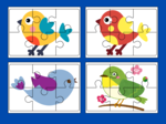 DZIEŃ PTAKÓW – puzzle –EKOLOGIA – wiosna – biblioteka – przedszkole – świetlica – 8 wersji