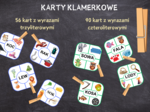 Zestaw KART KLAMERKOWYCH