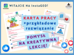Witajcie na InstaGEO - social media dla figur geometrycznych! Geometria - pomysł na lekcję.