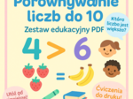 Porównywanie liczb w zakresie do 10. Karta pracy. Sprawdzian