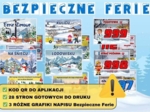 Gazetka szkolna - BEZPIECZNE FERIE ZIMOWE
