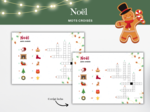 Język Francuski. Krzyżówka. Boże Narodzenie. Noël. Mots Croisés