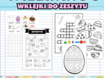 Wielkanoc- wklejki do zeszytu i ćwiczenia do druku