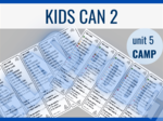 Kids Can 2 unit 5 CAMP – zakładki do książki