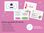Zestaw gazetek (styl uczenia się, zasady dobrej nauki, techniki uczeni się, zasady w szkole, odporność psychiczna)