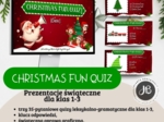 Christmas Fun Quiz – świąteczne prezentacje dla klas 1–3