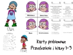 Karty problemowe - rozwiązywanie problemów klasy 1-3, przedszkole