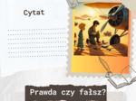 Prawda czy fałsz?-karty graficzne do lektury ,,Mały Książę"