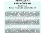 REDAGUJEMY PRZEMÓWIENIE. Krok trzeci. Zestaw ćwiczeń dla uczniów klas 6-8