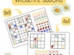 WIOSENNE SUDOKU / wiosna / dzień ziemi