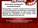 "Gwiazdorska obsada!" Scenariusz pożegnania uczniów klasy 8.
