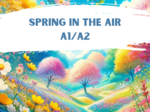 DARMOWE karty pracy do języka angielskiego. SPRING IS IN THE AIR A2/A2