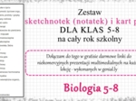 Ogromny zestaw sketchnotek i kart pracy + gratisowe linki do prezentacji multimedialnych niekomercyjnych wykonanych w genial.ly do indywidualnego pobrania i użycia do celów niekomercyjnych z BIOLOGII do klas 5-8. Materiały wykonane są w programie power p